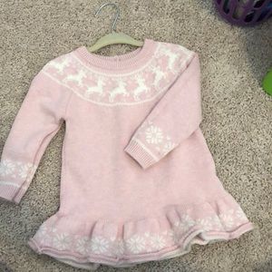 12-18 Mos BabyGap Pink Fair Isle Dress